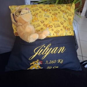 coussin avec poche